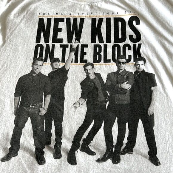 New Kids On The Block tour short sleeve shirt white size 2x - Picture 16 of 16